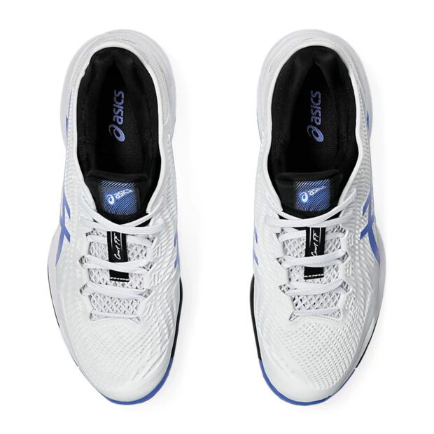 Asics Court FF3 Tennis Shoes (White/Sapphire) - Image 6