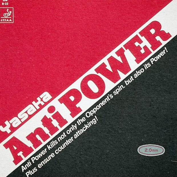 Yasaka ANTIPOWER Table Tennis Rubber