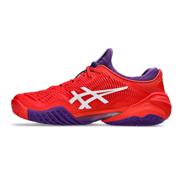 Asics Court FF3 Novak Tennis Shoes (Classic Red/White) - Image 2