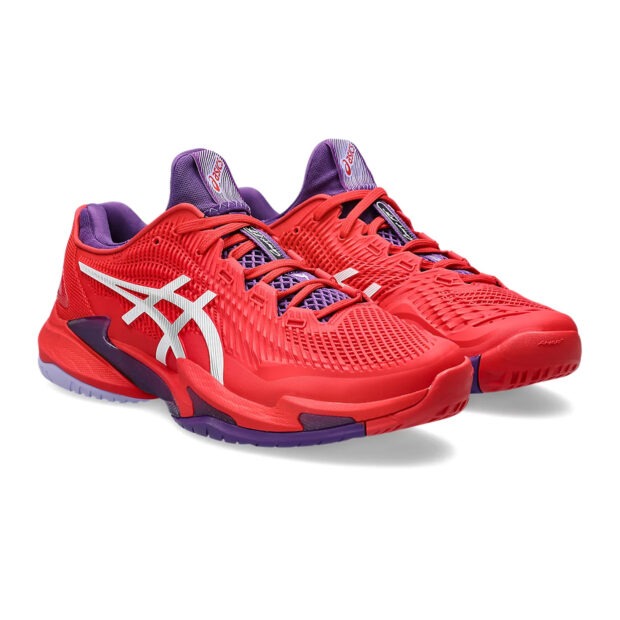 Asics Court FF3 Novak Tennis Shoes (Classic Red/White) - Image 3