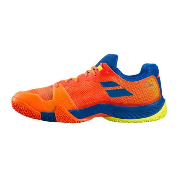 Babolat Jet Premura Padel Shoes (Orange/Dark Blue) - Image 2