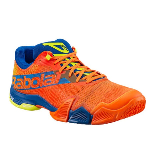 Babolat Jet Premura Padel Shoes (Orange/Dark Blue) - Image 3