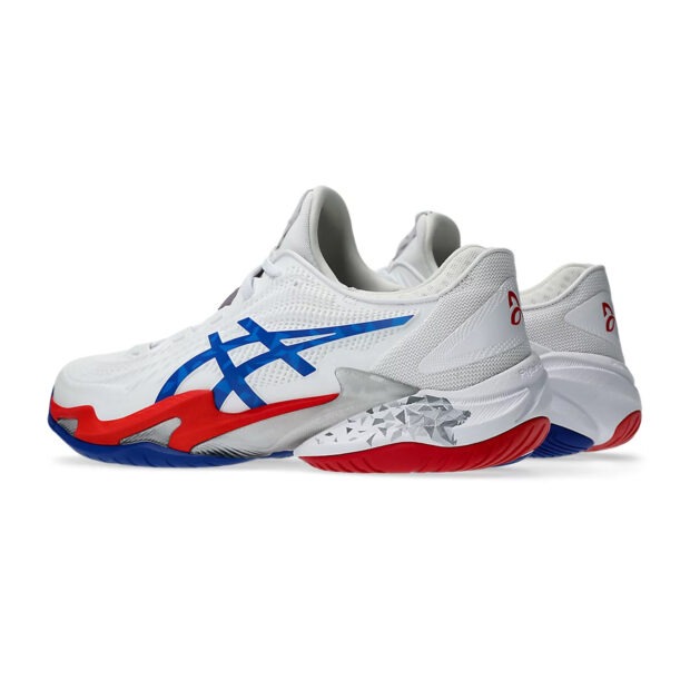 Asics Court FF3 Novak Paris Tennis Shoes (White/Asics Blue) - Image 4