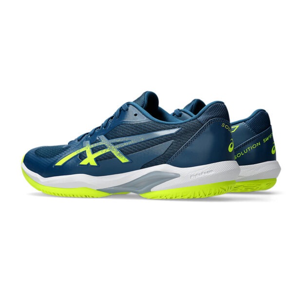 Asics Solution Swift FF2 Tennis Shoes (Mako Blue/Safety Yellow) - Image 4