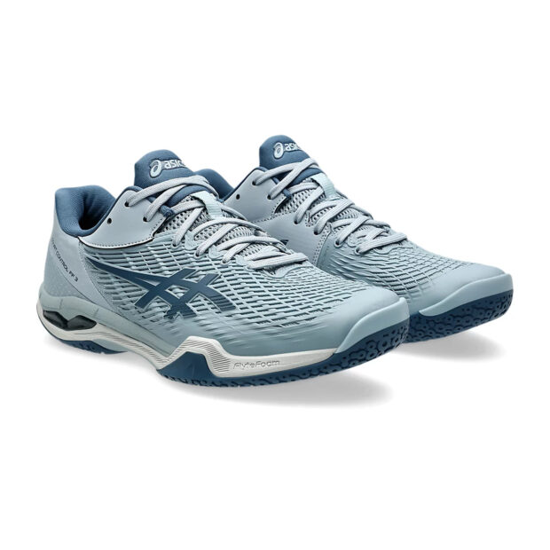 Asics Court Control FF3 Badminton Shoes (Dolphin Grey/Vintage Indigo) - Image 3