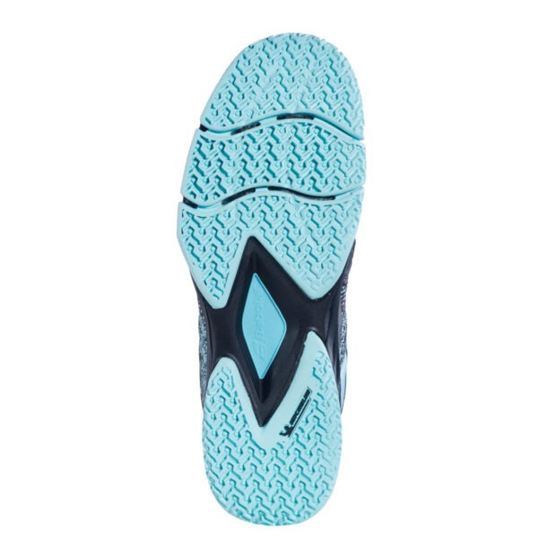 Babolat Sensa Women Padel Shoes (Blk/Tanager Turquoise) - Image 4