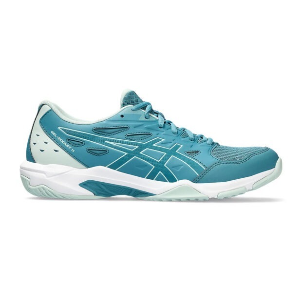 Asics Gel Rocket 11 Badminton Shoes (Blue Teal/Pale Mint)