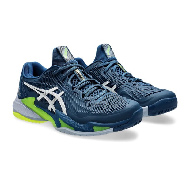 Asics Court FF3 Tennis Shoes (Mako Blue/White) - Image 3