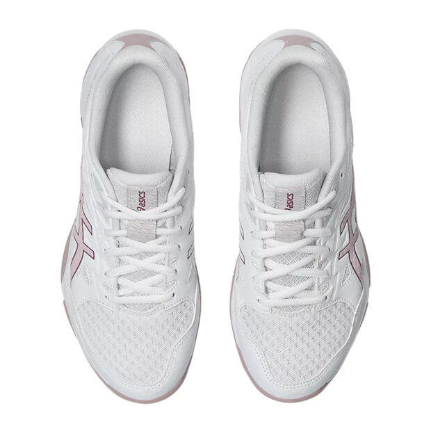 Asics Gel Rocket 11 Badminton Shoes (White/Watershed Rose) - Image 6