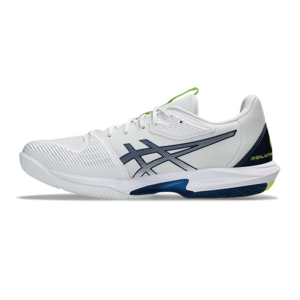 Asics Solution Speed FF3 Tennis Shoes (White/Mako Blue) - Image 2