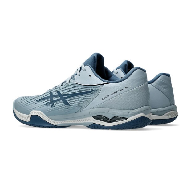 Asics Court Control FF3 Badminton Shoes (Dolphin Grey/Vintage Indigo) - Image 4