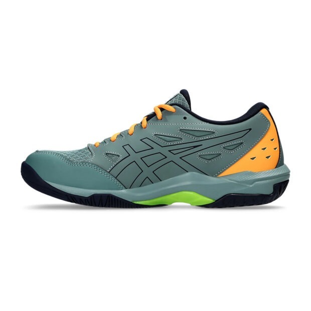 Asics Gel Rocket 11 Badminton Shoes (Celadon/Safety Yellow) - Image 2