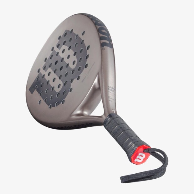 Wilson Carbon Force Padel Racquet (Grey) - Image 4