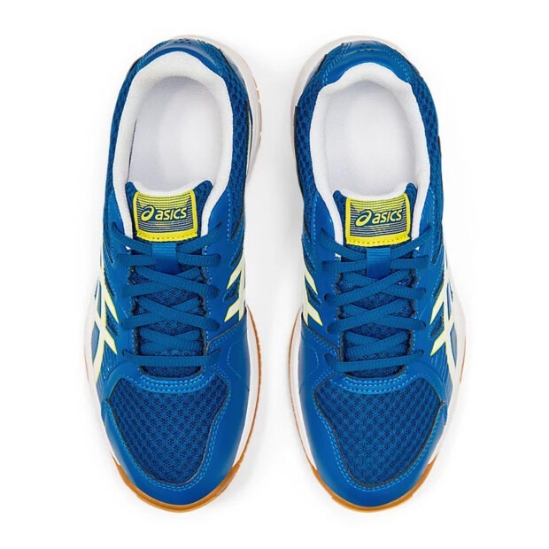 Asics Upcourt 3 Badminton Shoes (Lake Drive/White) - Image 6