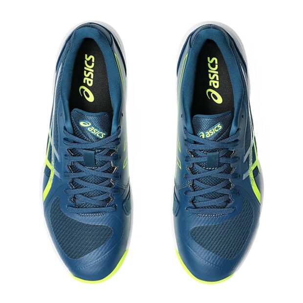 Asics Solution Swift FF2 Tennis Shoes (Mako Blue/Safety Yellow) - Image 6