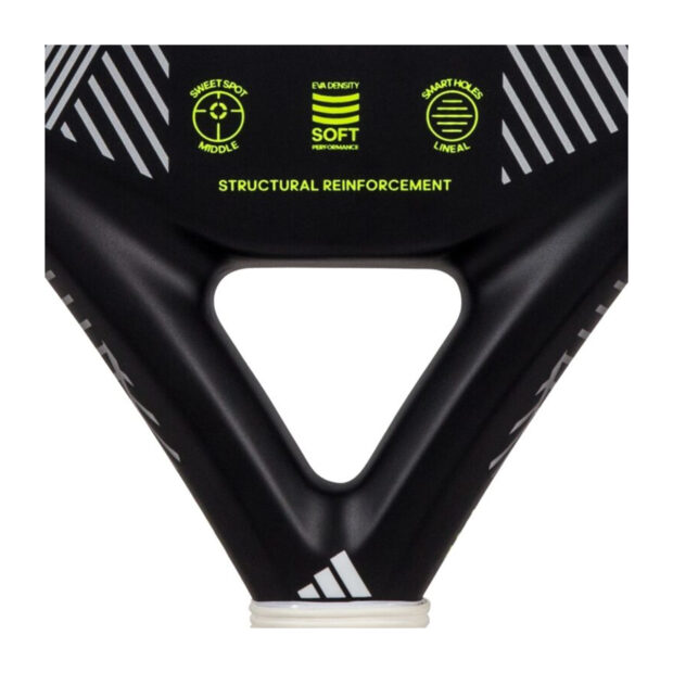 Adidas Match 3.3 Padel Racquet - (Black/Lime) - Image 5