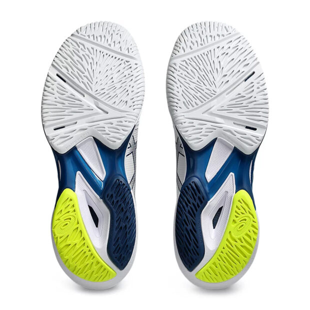 Asics Solution Speed FF3 Tennis Shoes (White/Mako Blue) - Image 7