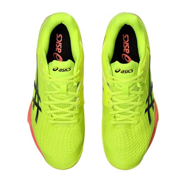 Asics Court Control FF3 Paris Badminton Shoes (Safety Yellow/Black) - Image 6