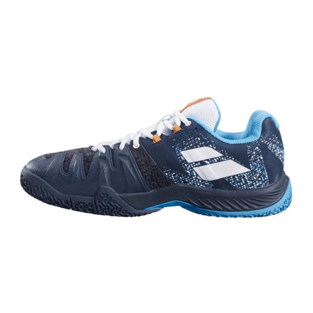 Babolat Movea Padel Shoes (Grey/Scuba Blue) - Image 2