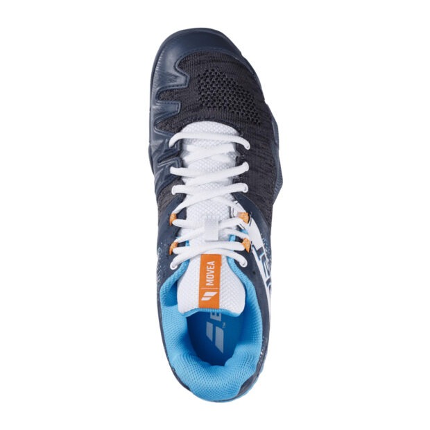 Babolat Movea Padel Shoes (Grey/Scuba Blue) - Image 4