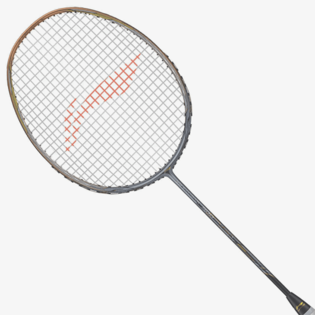 Li-Ning 3D Calibar 900 Badminton Racket (Gold/Grey) - Image 2