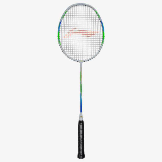 Li-Ning GForce 3900 Superlite Badminton Racket (White/ Blue) - Image 7