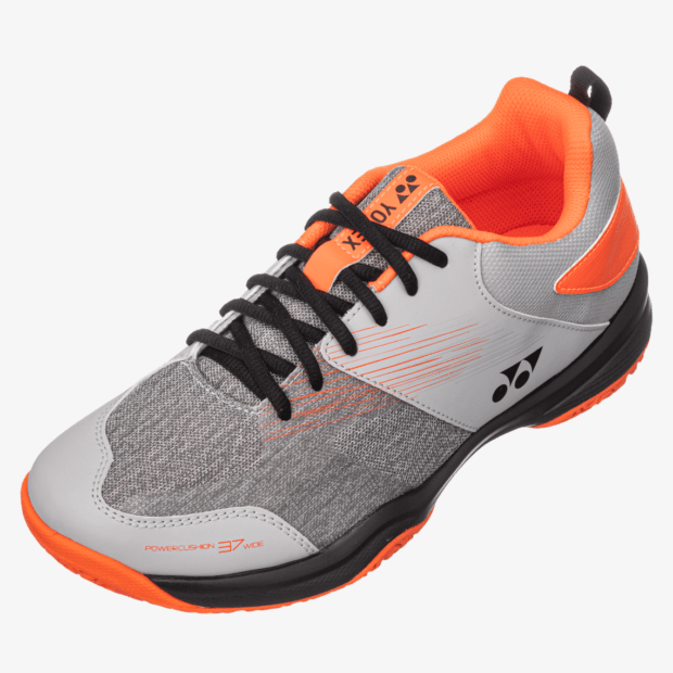 YONEX Power Cushion SHB 37 Wide Unisex Badminton Shoes (Light Grey) - Image 2