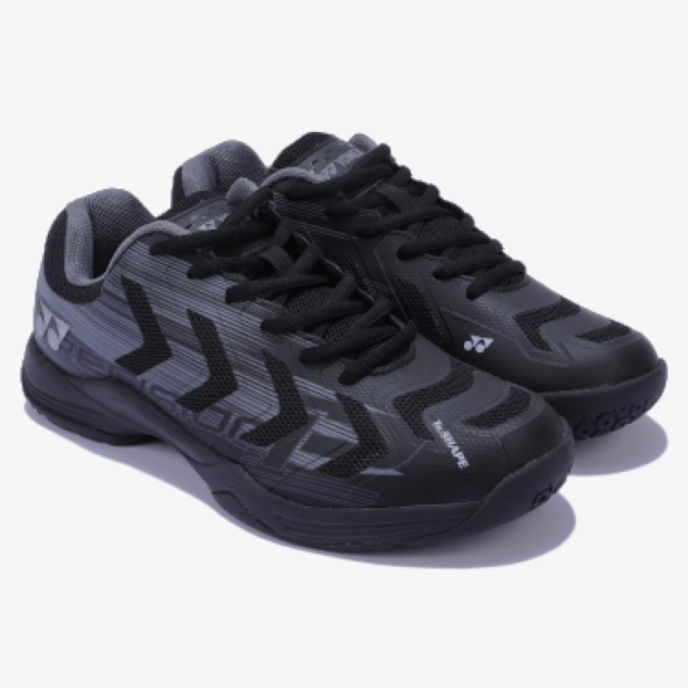 YONEX Precision 2 Badminton Shoes (Black/Grey) - Image 2