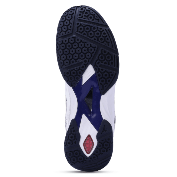 YONEX Precision 2 Badminton Shoes (White/ Navy) - Image 6