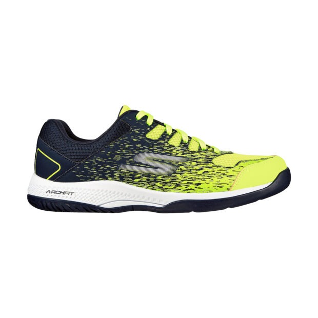 Skechers Viper Court Pickleball Shoes for Men (Yellow/Navy) - Image 2