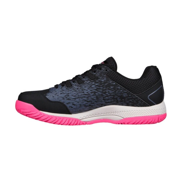 Skechers Viper Court Pickleball Shoes for Women (Black/Pink) - Image 3