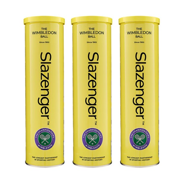 Slazenger Wimbledon Tennis Ball (12 Balls)