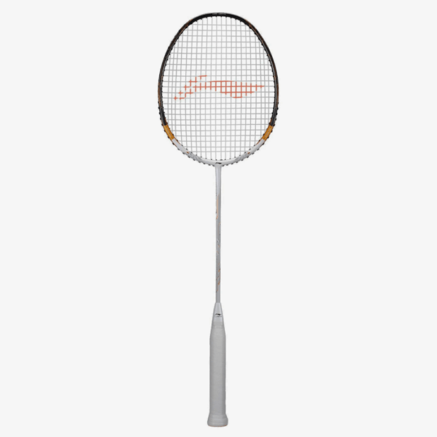 Li-Ning Tectonic 7 Badminton Racket Unstrung (White/Gold) - Image 7