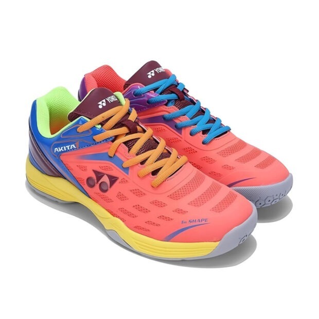 Yonex Akita Badminton Shoes (Hot Coral/Dry Rose) - Image 4