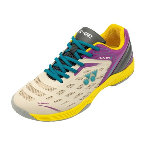 Yonex Akita Badminton Shoes (Light Khaki/Dark Charcoal) - Image 2