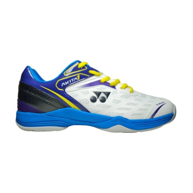 Yonex Akita Badminton Shoes (White/Midnight Obsidiant) - Image 2