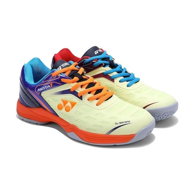 Yonex Akita Badminton Shoes (Volt/Pine Green) - Image 2