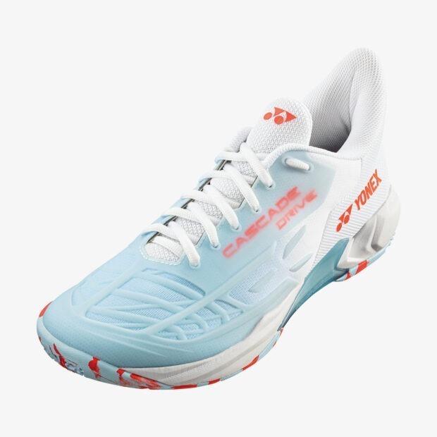 Yonex Power Cushion SHB Cascade Drive Badminton Shoes (White/Water Blue)