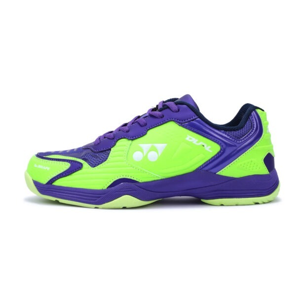 Yonex Dual Badminton Shoes (Maritime Blue/Neon Lime/Electric Purple)