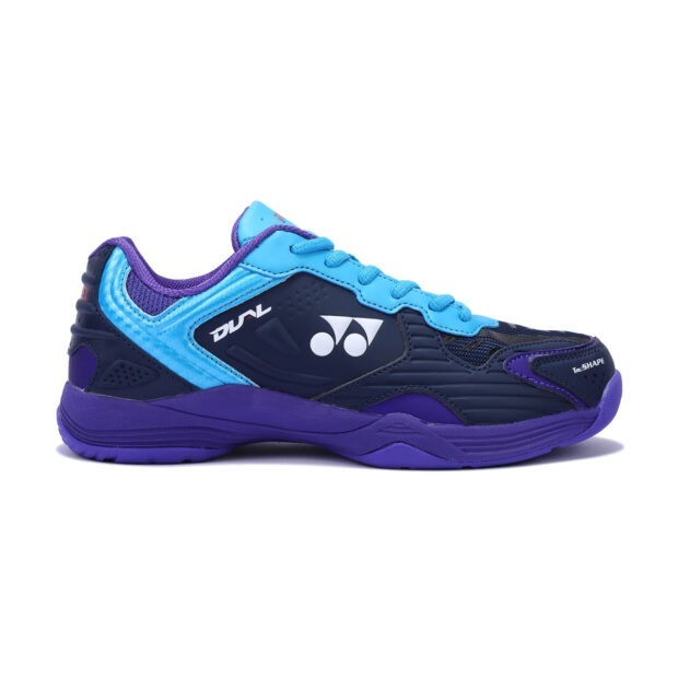 Yonex Dual Badminton Shoes (Blue Ribbon/Ultra Violet/Aqua Blue) - Image 2