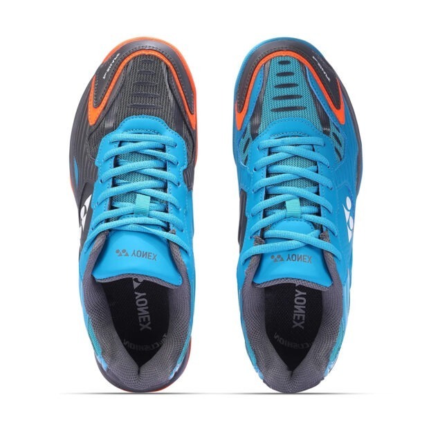 Yonex Dual Badminton Shoes (Black/Aqua Blue/Warm Red) - Image 5