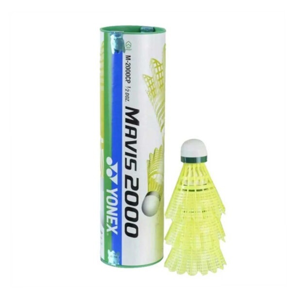 YONEX Mavis 2000 Nylon Badminton Shuttlecock (Green Cap)