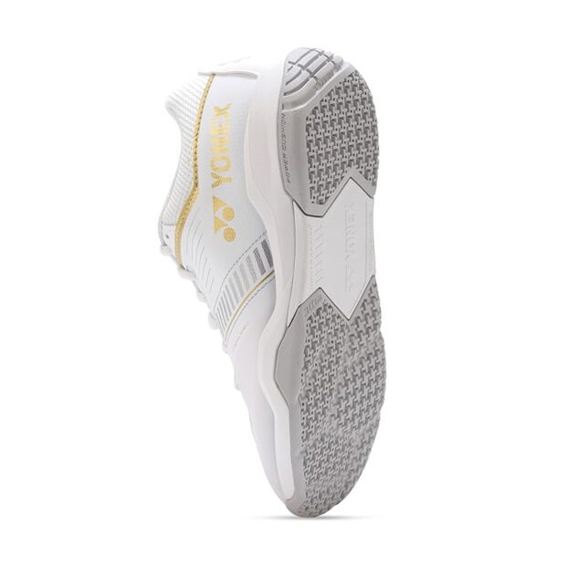 Yonex Power Cushion SHB Strider Flow Wide Badminton Shoes (White/Gold) - Image 5