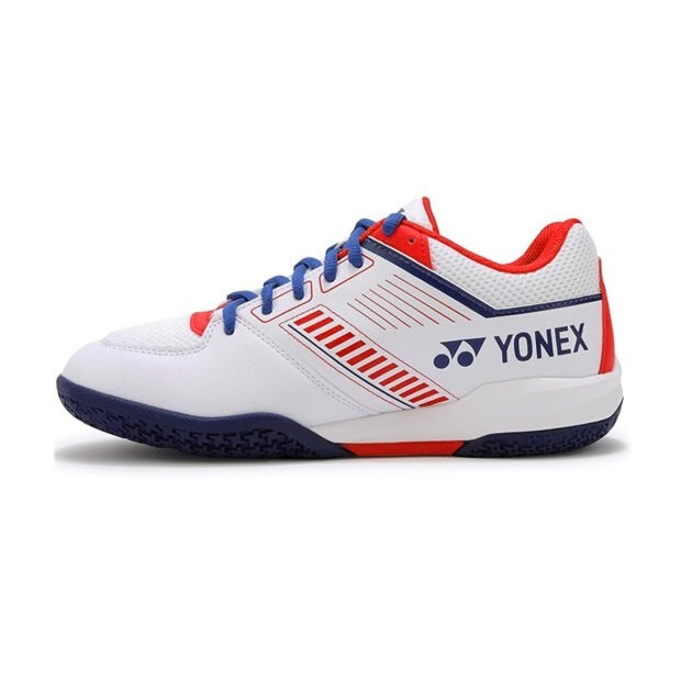 Yonex Power Cushion SHB Strider Flow Wide Badminton Shoes (White/Red) - Image 2