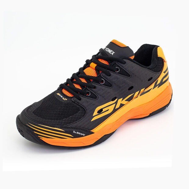 Yonex Tour Skill 2 Badminton Shoes (Black/Termaric) - Image 2