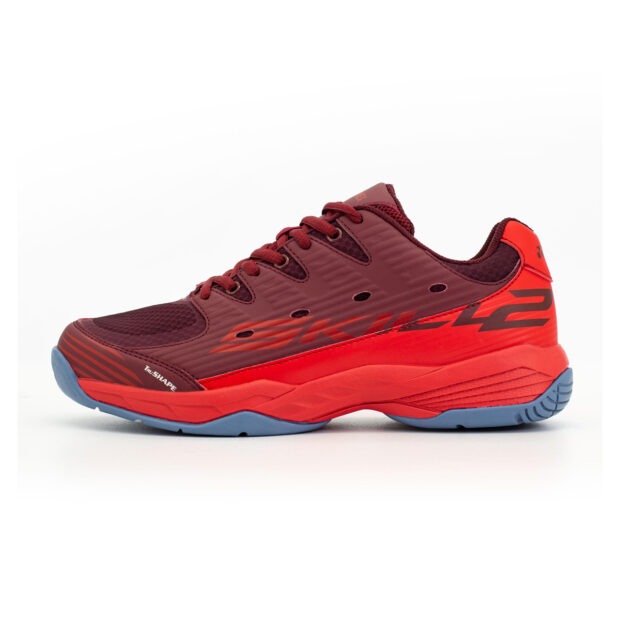 Yonex Tour Skill 2 Badminton Shoes (Cabernet/Flame Scarlet/Mountain Spring)