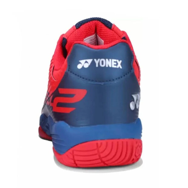 Yonex Tour Skill 2 Badminton Shoes (Poppy Red/Cobalt) - Image 3