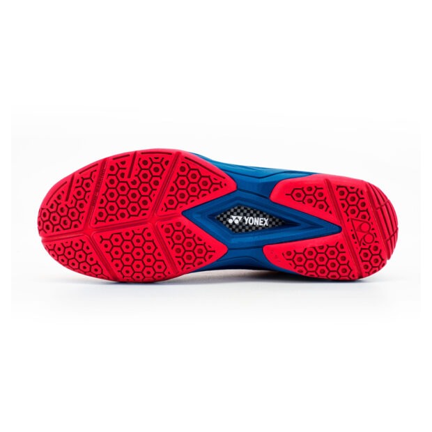 Yonex Tour Skill 2 Badminton Shoes (Poppy Red/Cobalt) - Image 4