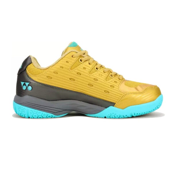 Yonex Tour Skill 2 Badminton Shoes (Sand Yellow/Metiorite) - Image 2