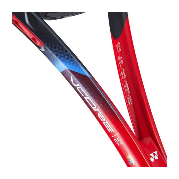 Yonex Vcore 95 Tennis Racquet (Scarlet) - Image 8